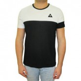 Vente Le Coq Sportif Tee Shirt Merrela Noir T-Shirts Manches Courtes Homme